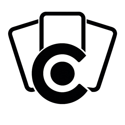 CardOS app icon — fanned cards behind a C