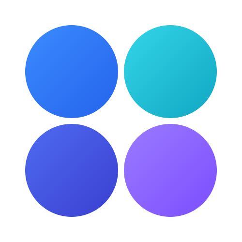 Kaadari mark — four gradient circles